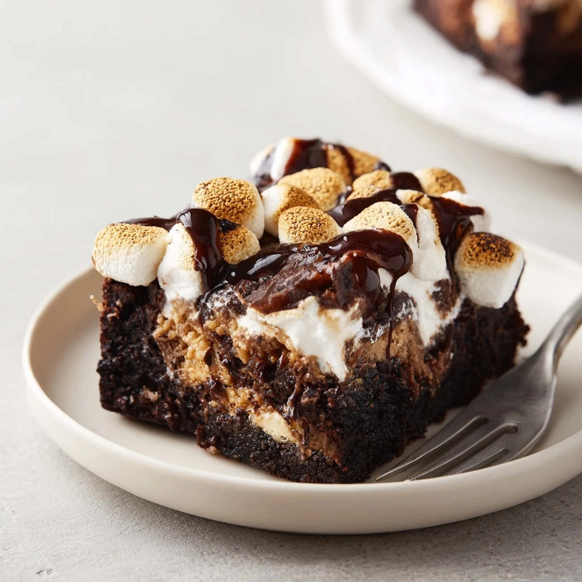 S’mores Soda Float Brownies