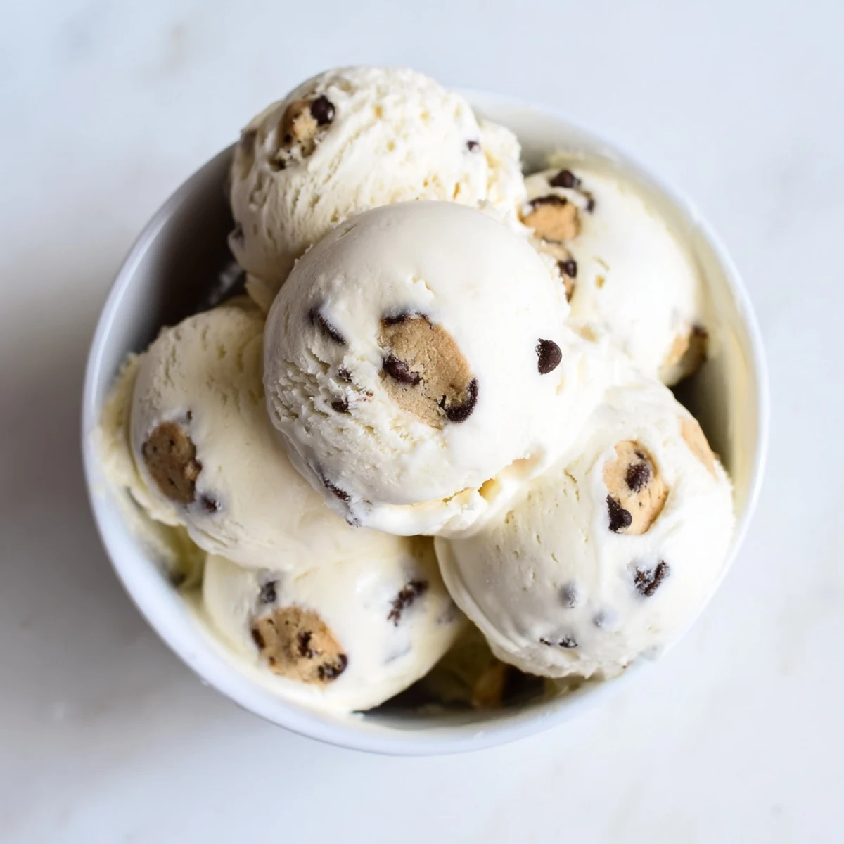 Indulge guilt-free in Cottage Cheese Ice Cream with Cookie Dough, perfect for summer evenings.  