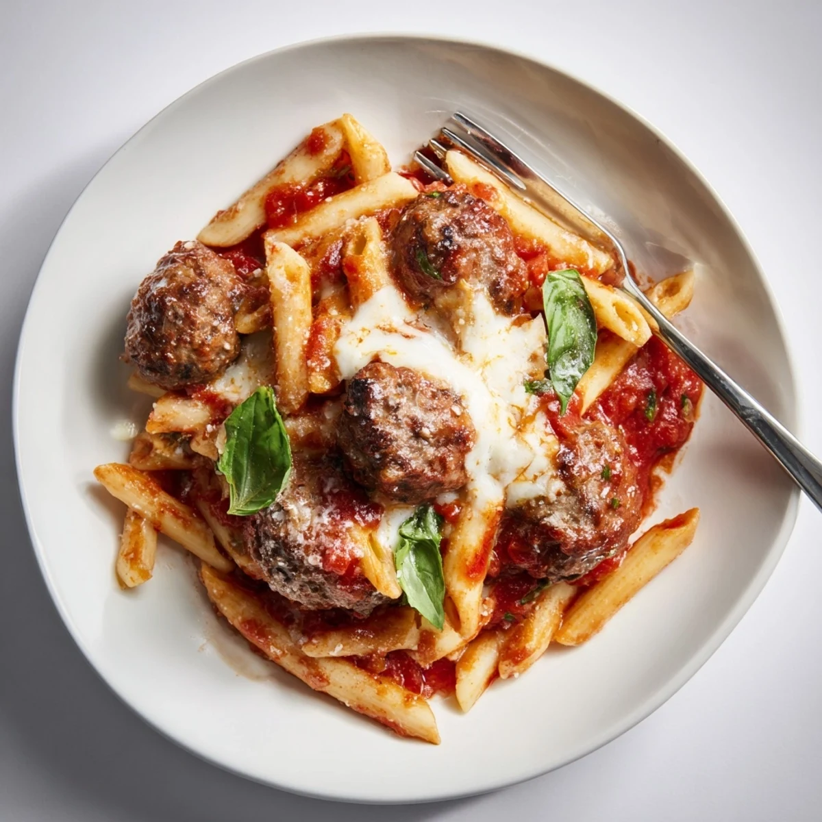 Italian Meatball Pasta Skillet