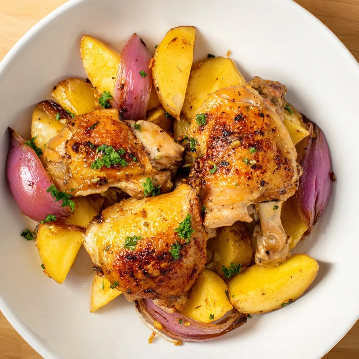 Greek Lemon Chicken Potatoes