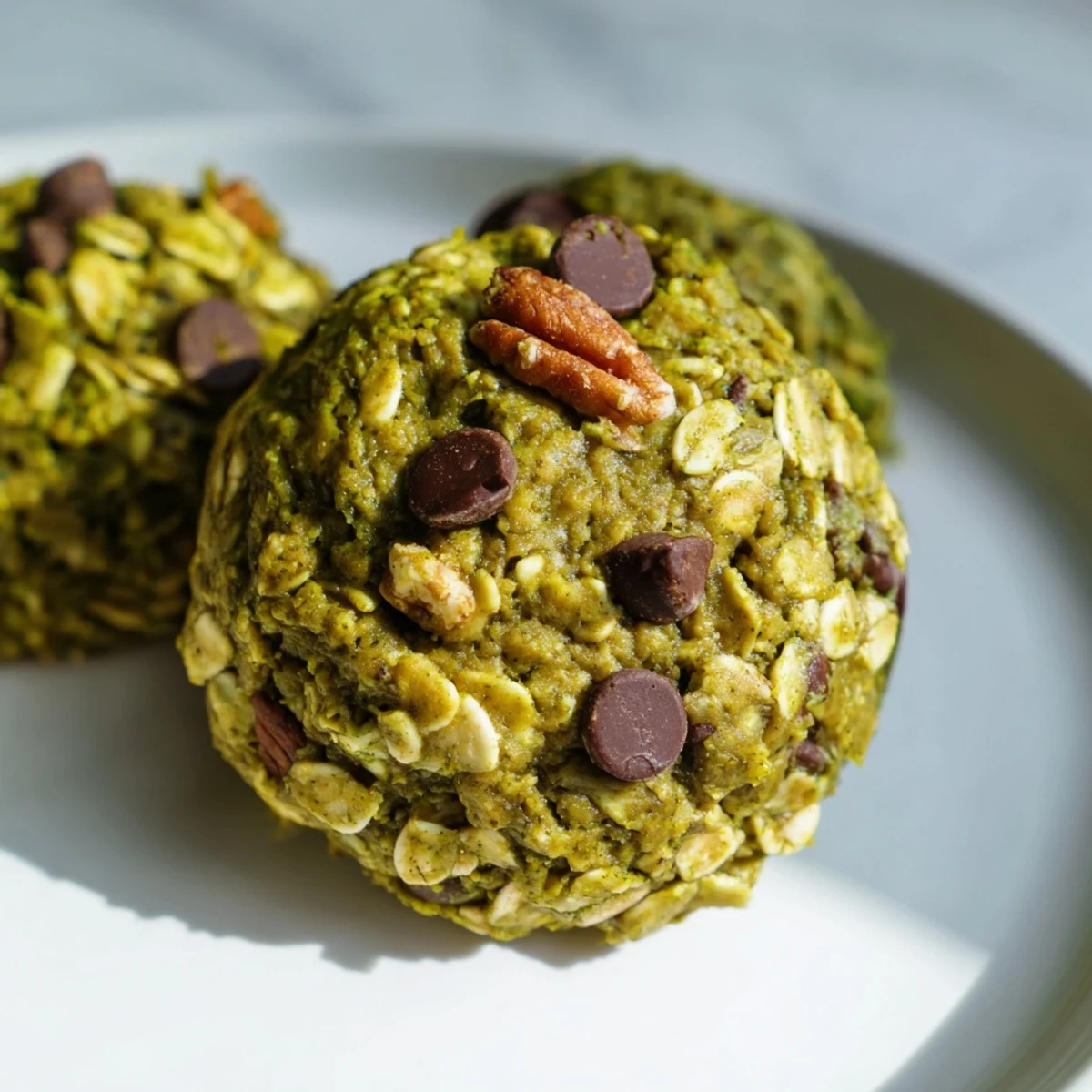 Enjoy the perfect bite: matcha green tea meets warm gingerbread spices in these protein-packed, delicious treats.