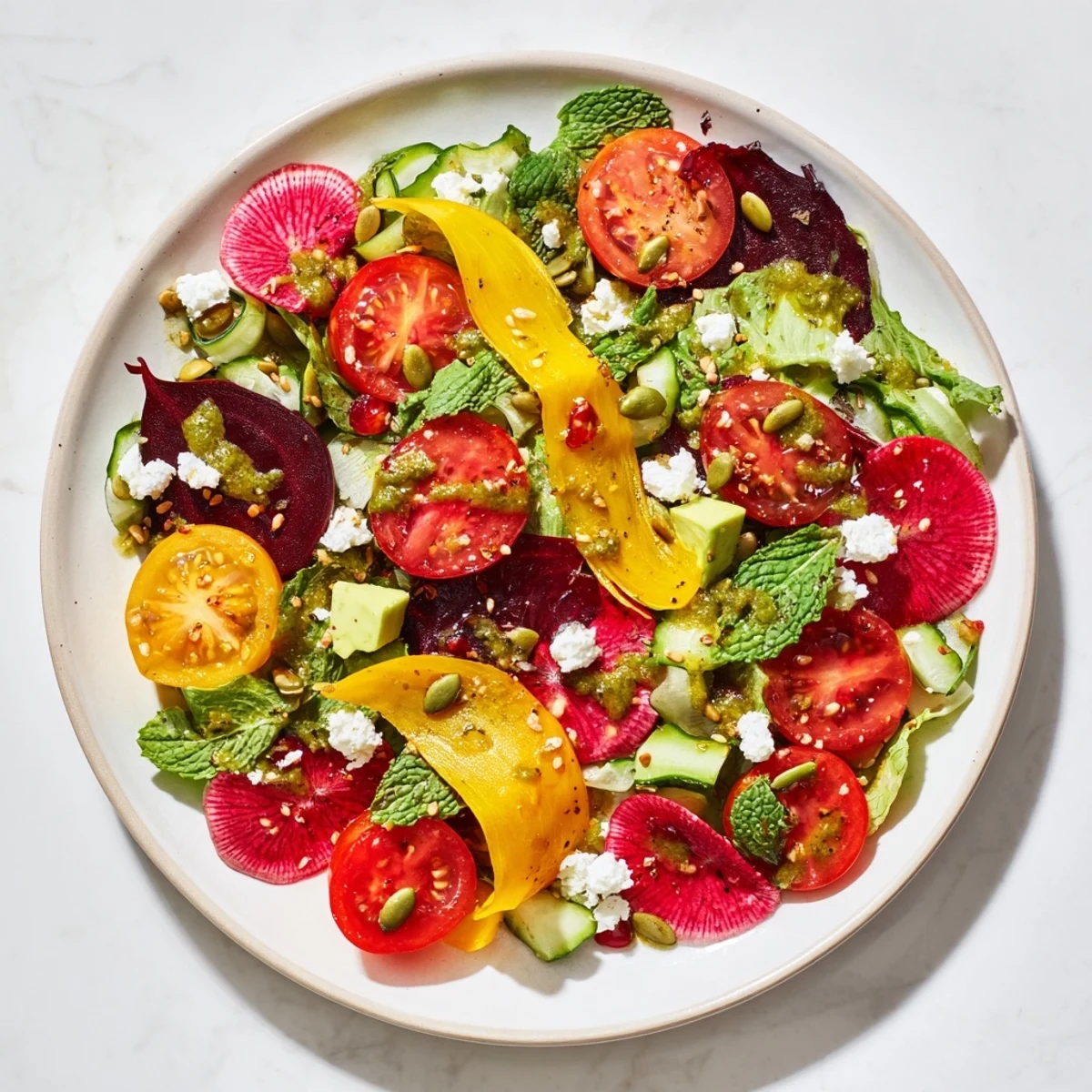 Abstract Expressionist Salad