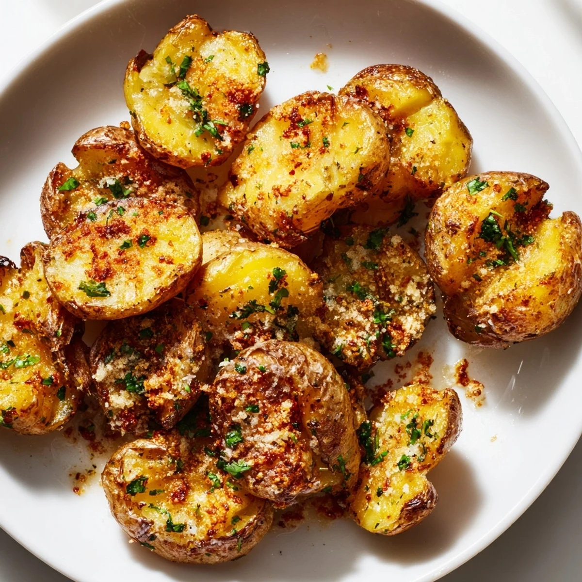 Garlic Parmesan Ultra-Crispy Potatoes