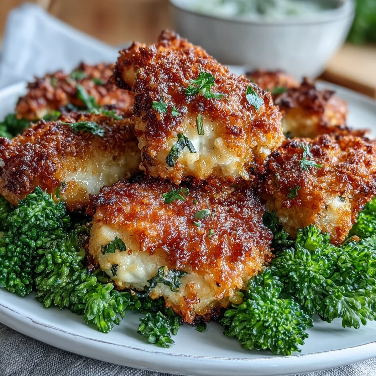 Tender chicken and broccoli roasted on a single tray with golden Parmesan-panko crust, perfect for a weeknight dinner.