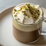 Indulge in this creamy Pistachio Latte Cloud; a perfect warm drink, lightly sweetened and visually stunning.