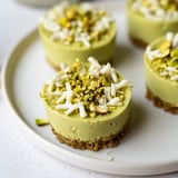 Creamy Pistachio Cheesecake Bites