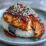Grilled Salmon Onigiri