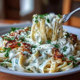 Creamy Cabbage Alfredo