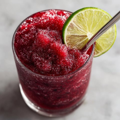 Icy, blended White Claw Slushies recipe poured into glasses, garnished with fresh berries.