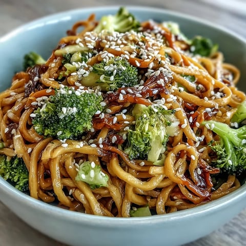 Tender egg noodles and crisp vegetables coated in a sweet and savory Asian Teriyaki Noodle Bowl sauce.