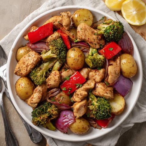 Lazy Gourmet Chicken Vegetable One-Pot