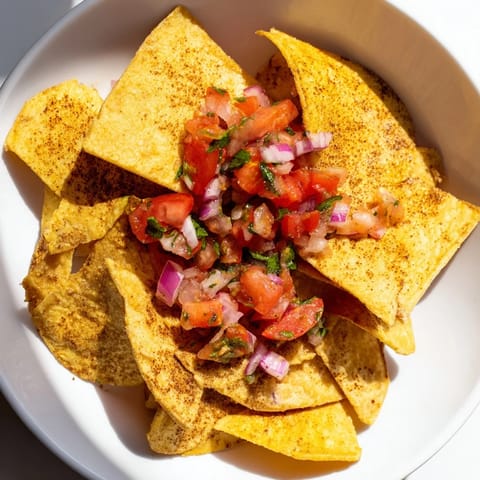 Air Fryer Tortilla Chips Salsa