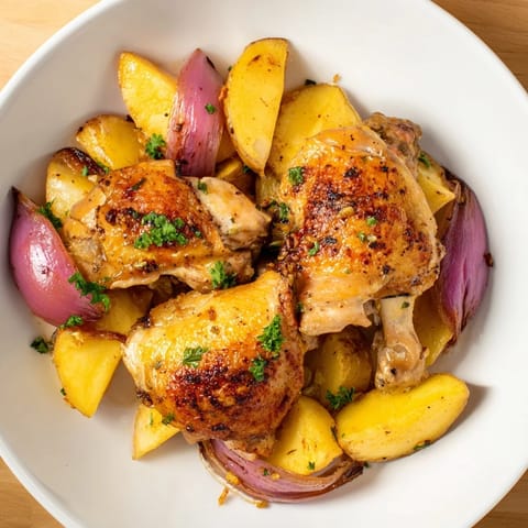 Greek Lemon Chicken Potatoes