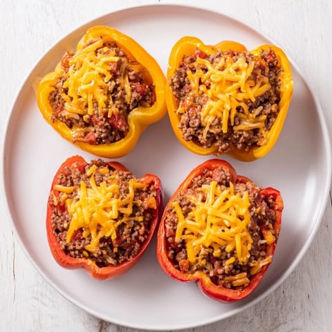 Sloppy Joe Stuffed Peppers