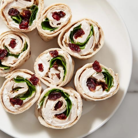 Simplified Turkey Cranberry Pinwheels