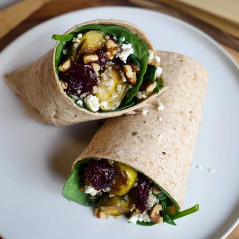 Roasted Brussels Sprouts Wrap