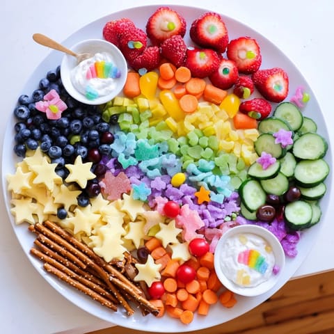 Whimsical Unicorn Party Platter