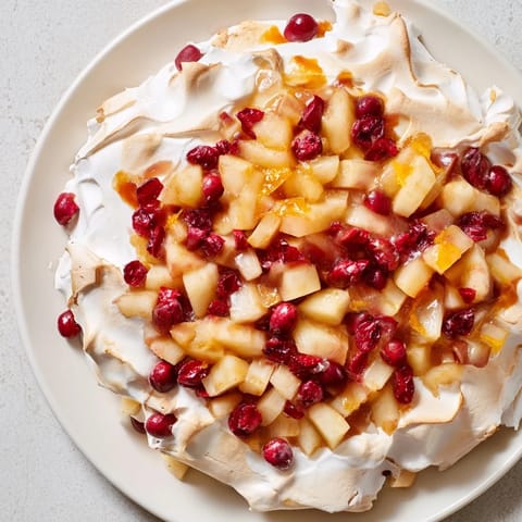 Cranberry Pear Snowscape Delight