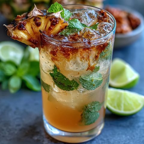 Pineapple Ginger Fizz Drink