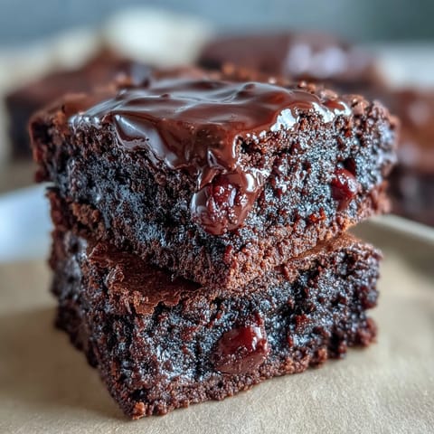 Triple Chocolate Sourdough Brownies