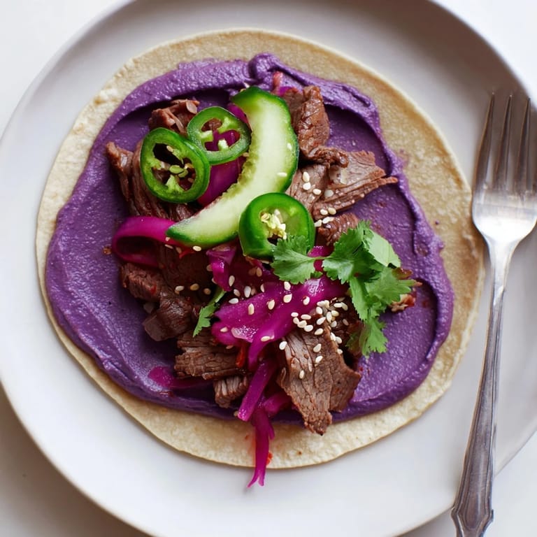 Delicious bowls featuring Korean bulgogi protein and creamy ube crema, ready to enjoy.