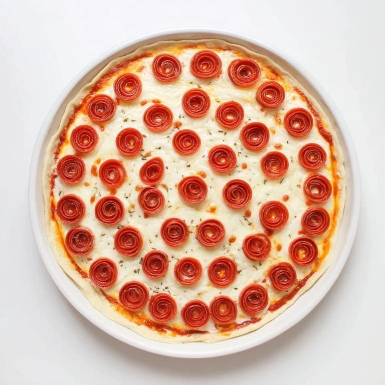 Freshly baked mini pepperoni pizza pinwheels, ready to serve, offer savory aroma and a delicious Italian-American snack.