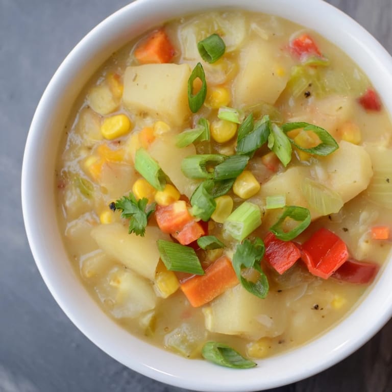 Imagine the rich color and comforting texture of this flavorful slow cooker Cajun potato soup.