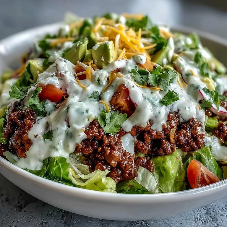Serve this delicious Healthy Taco Bowl with avocado slices, sharp cheddar, and lime wedges for a bright, gluten-free dinner.