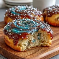 Pisces Birthday Cake with Ocean Galaxy Buttercream features dreamy marbled swirls of teal, purple, and navy frosting on a vanilla cake base.